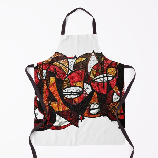 Item preview, "Xulot" - Contemporary African original Artwork red orange and brown textures designed and sold by Tony Cisse.