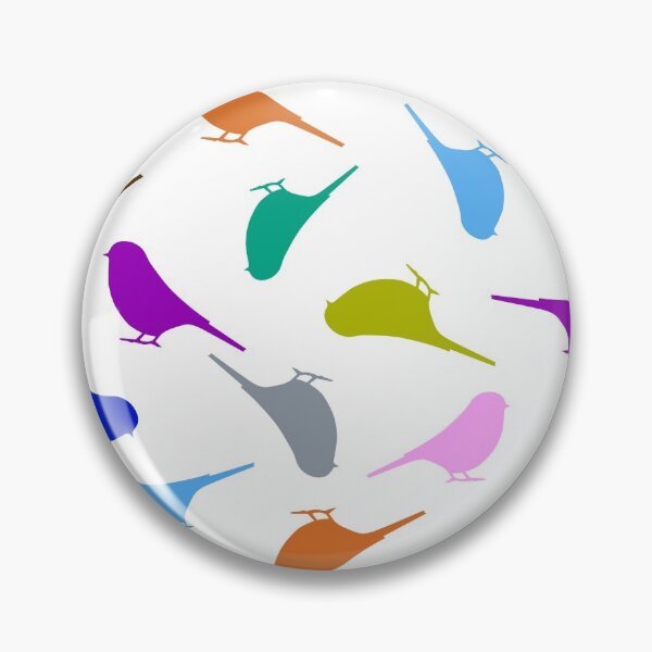 Item preview, Multi coloured birds designed and sold by Marju Rose.