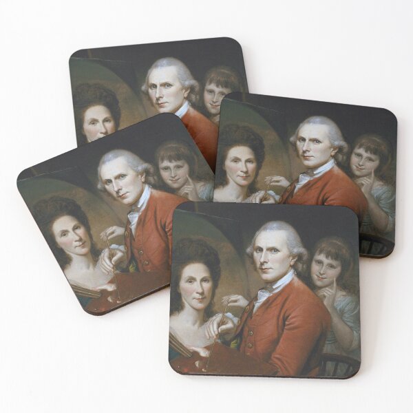 Item preview, Self-Portrait with Angelica and Portrait of Rachel - Charles Willson Peale designed and sold by warishellstore.