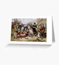 The First Thanksgiving Greeting Card