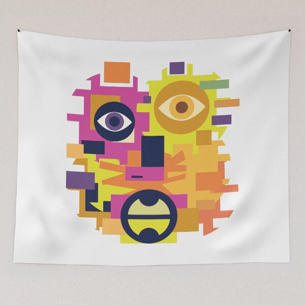 Item preview, Face Cubism 8 designed and sold by papererwin.