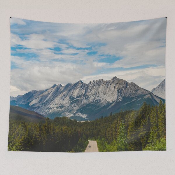Item preview, Road to Maligne Lake, Jasper | Landscape Photo Print designed and sold by admkng.