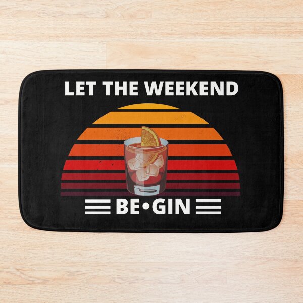 Item preview, Let the weekend be Gin - Vintage Sunset designed and sold by Tee-Star.