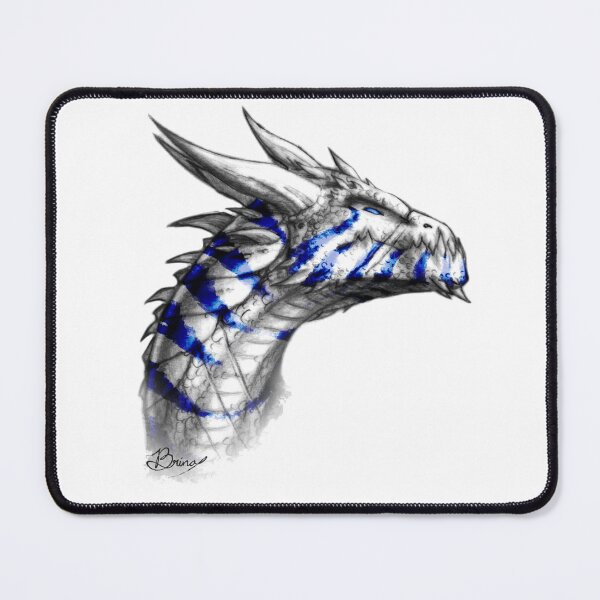Item preview, Noble Tiger Dragon in Blue designed and sold by Brina Williamson.
