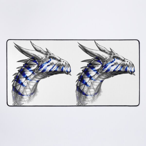 Item preview, Noble Tiger Dragon in Blue designed and sold by Brina Williamson.