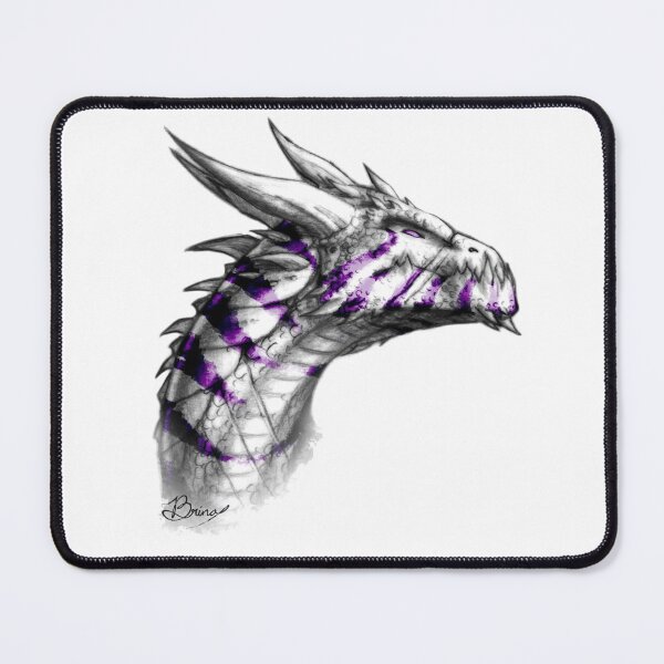 Item preview, Noble Tiger Dragon in Purple designed and sold by Brina Williamson.