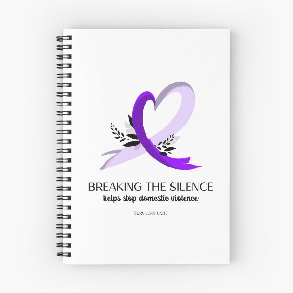 Item preview, Breaking the Silence Helps Stop Domestic Violence (Survivors Unite) designed and sold by SweetLouiseTees.