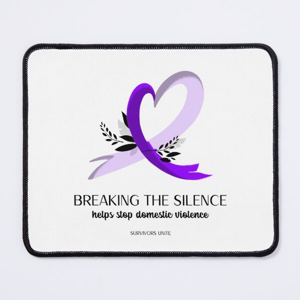 Item preview, Breaking the Silence Helps Stop Domestic Violence (Survivors Unite) designed and sold by SweetLouiseTees.
