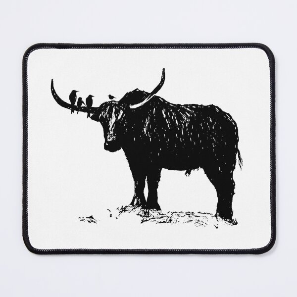 Item preview, Yak with birds designed and sold by Byrnsey.