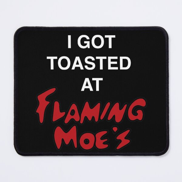 Item preview, Flaming Moe's white designed and sold by wozsimps.