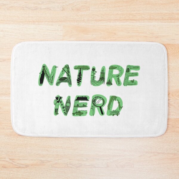 Item preview, Nature Nerd - Green & White designed and sold by EcoElsa.
