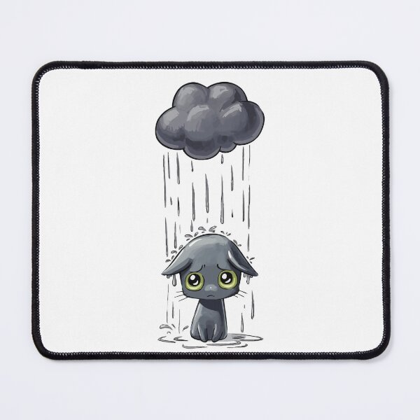 Item preview, Cat grief from bad weather designed and sold by Hosawi.