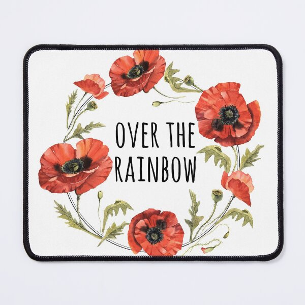 Item preview, Poppies Over the Rainbow designed and sold by wozsimps.