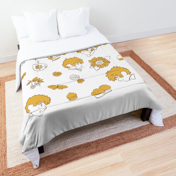 Cute Victorians & Nature Pattern Comforter