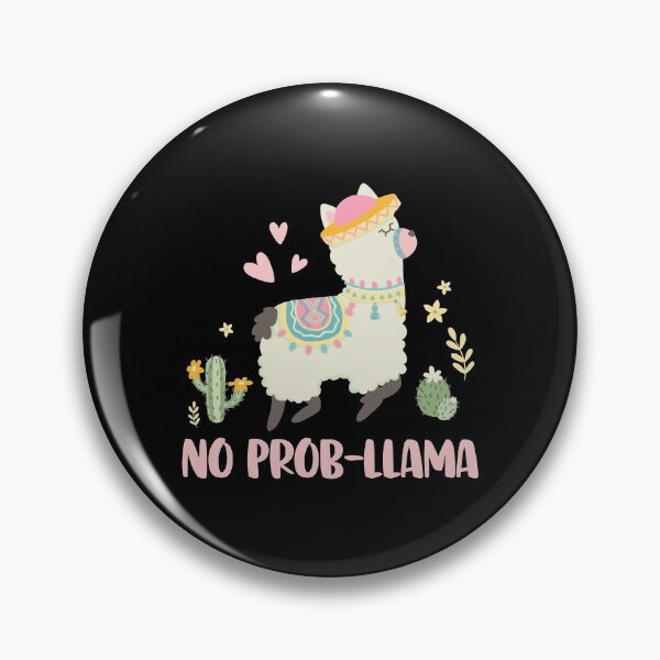 Item preview, Llama No Prob-Llama Funny Animal Joke designed and sold by ryannokune.