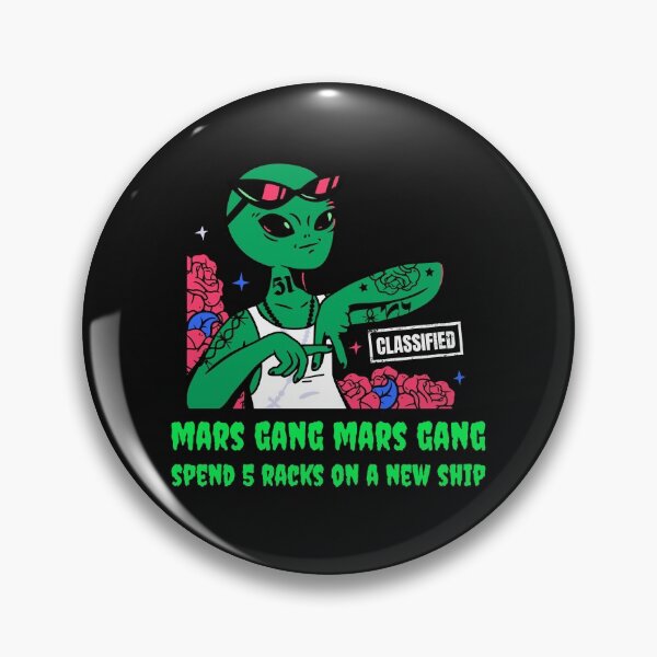 Artikelvorschau, Mars Gang Mars Gang, Gib 5 Racks für ein neues Schiff aus! UFO, Gangster-Alien entworfen und verkauft von mkzmerch.