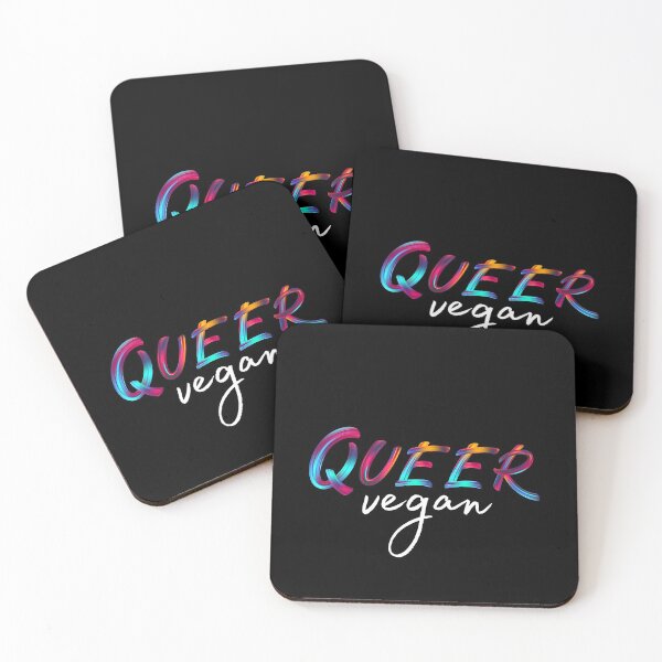 Item preview, Queer Vegan Neon T-shirt designed and sold by nanogarbanzo.
