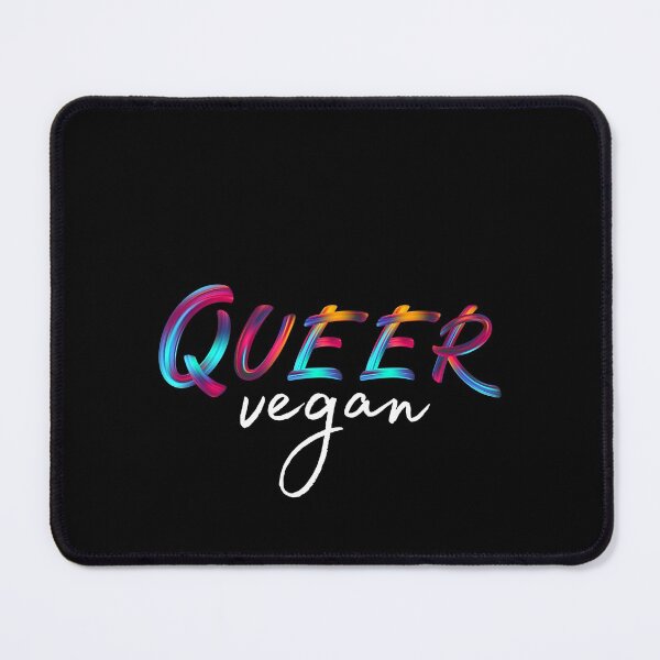 Item preview, Queer Vegan Neon T-shirt designed and sold by nanogarbanzo.