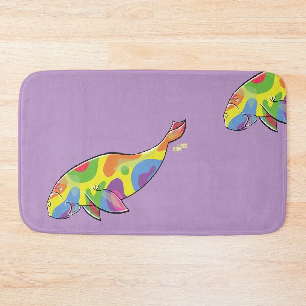 Item preview, COMMIC Dugong on purple  designed and sold by COMMICdesigns.