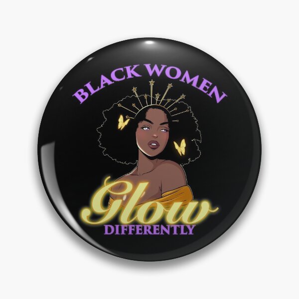 Item preview, Black Women Glow Differently designed and sold by Liomal.