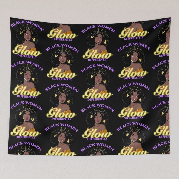 Item preview, Black Women Glow Differently designed and sold by Liomal.