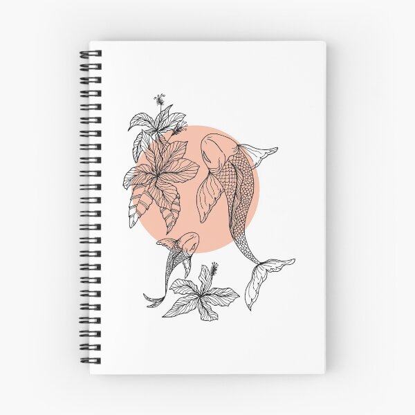 Item preview, Koi Fish Hand Drawn designed and sold by mariazegena.
