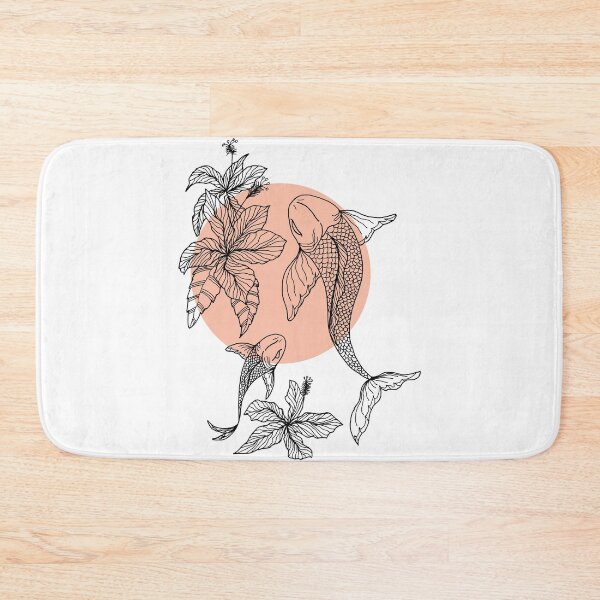Item preview, Koi Fish Hand Drawn designed and sold by mariazegena.
