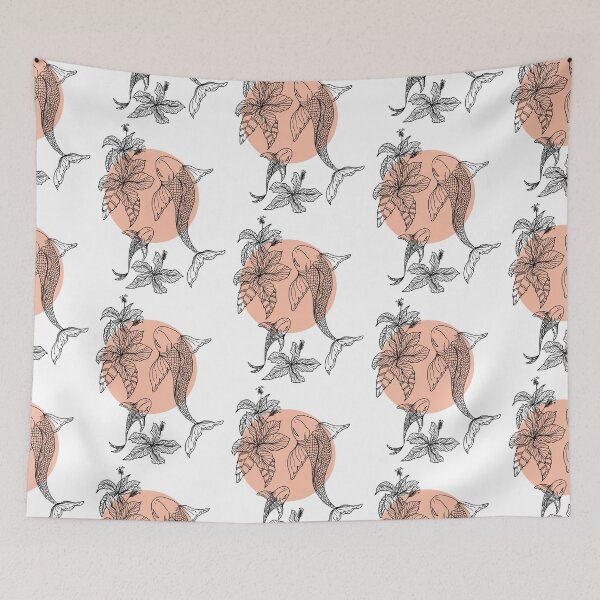 Item preview, Koi Fish Hand Drawn designed and sold by mariazegena.