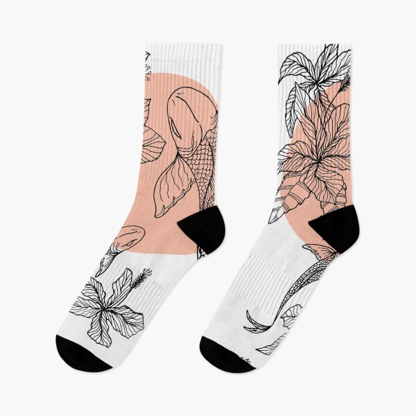 Item preview, Koi Fish Hand Drawn designed and sold by mariazegena.
