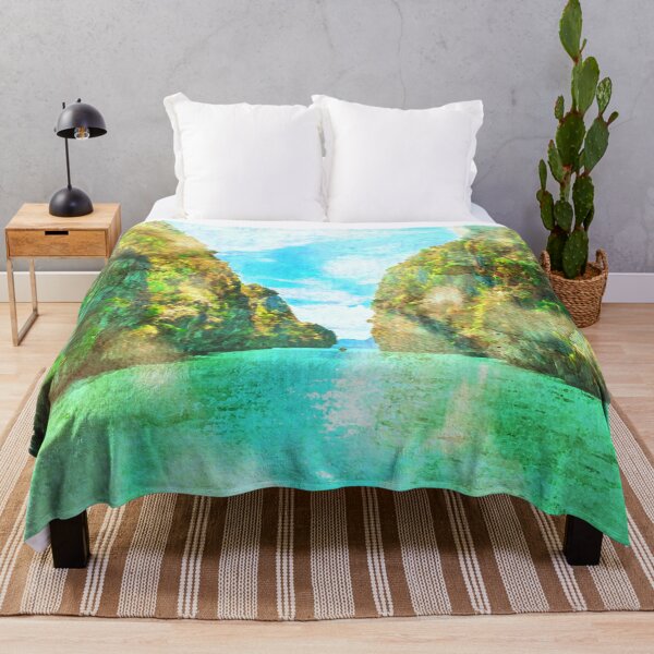 Item preview, Island Water Watercolor Painting  designed and sold by jcad216.