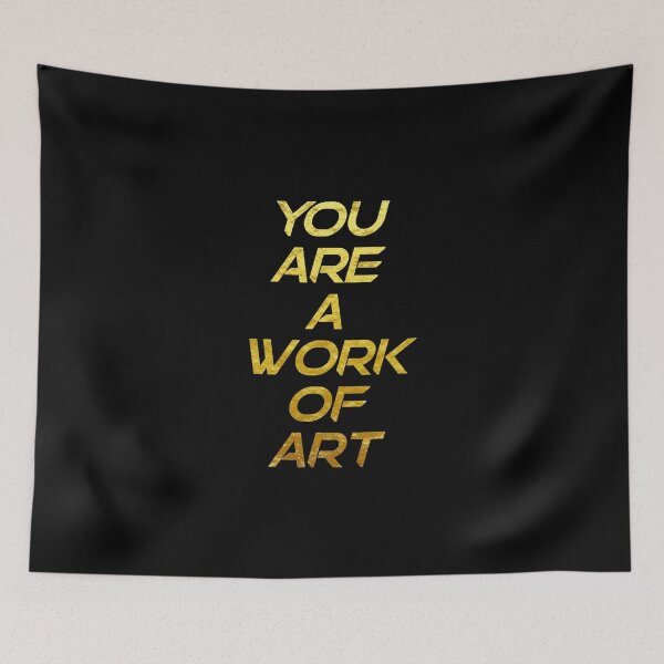 Item preview, You are a work of art 2 | typography designed and sold by Raquel Colachagua.