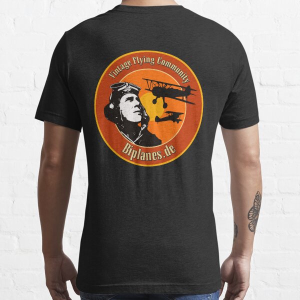 Biplanes.de Community Aviation Label Essential T-Shirt