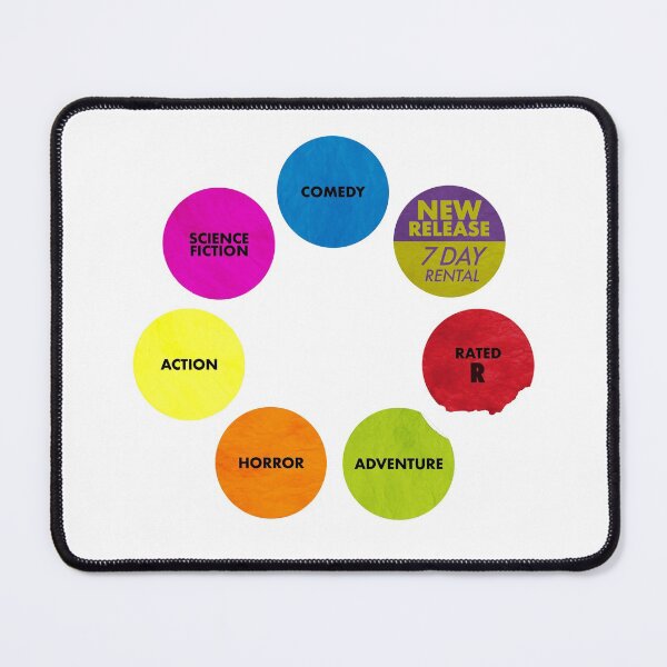 Item preview, Video Store Rental Stickers designed and sold by bertmccert.