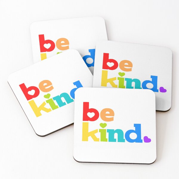 Item preview, Be kind rainbow graphic logo  designed and sold by Sarah Trett.