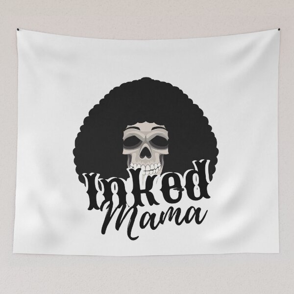 Item preview, Inked Mama Skeleton with afro designed and sold by The Long's Way Home.