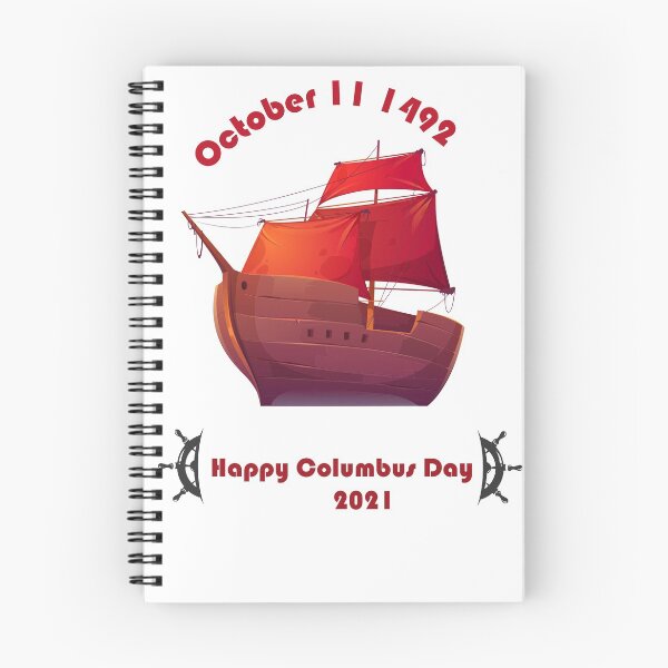Item preview,  funny vintage Columbus 11 October 1492 day idea retro  Mom Gift For  Dad Wife - ship illustration  designed and sold by ouss-igner.