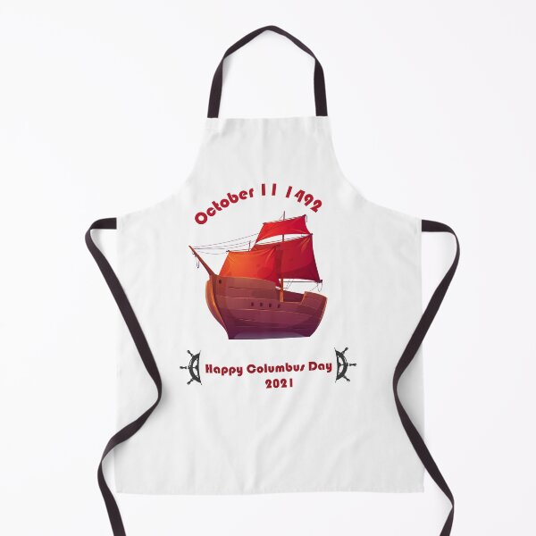 Item preview,  funny vintage Columbus 11 October 1492 day idea retro  Mom Gift For  Dad Wife - ship illustration  designed and sold by ouss-igner.
