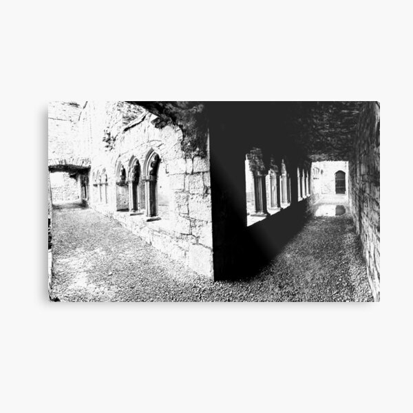 Cloister at Bective Abbey, Ireland Metal Print