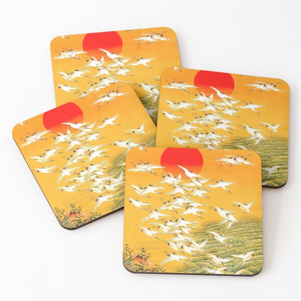 Item preview, japanese art red sunset designed and sold by dastore22.