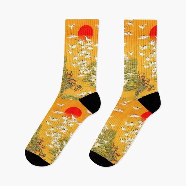 Item preview, japanese art red sunset designed and sold by dastore22.