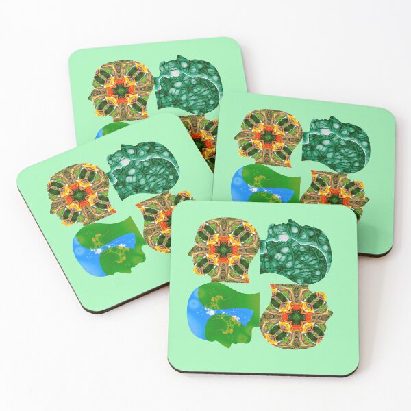 Item preview, Canna flower pattern and human brain shape. designed and sold by Patternflower.
