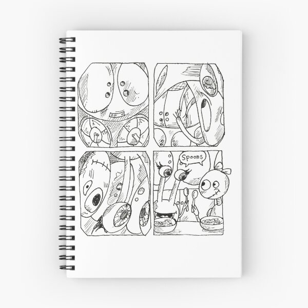 Item preview, Spoons! - Friendship Message - Zap Day Robot designed and sold by Blaise Kolodychuk.