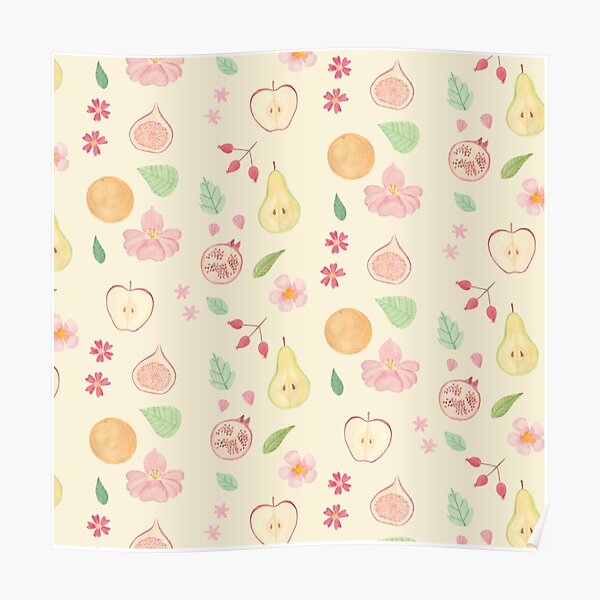 Fruit and Flora Poster