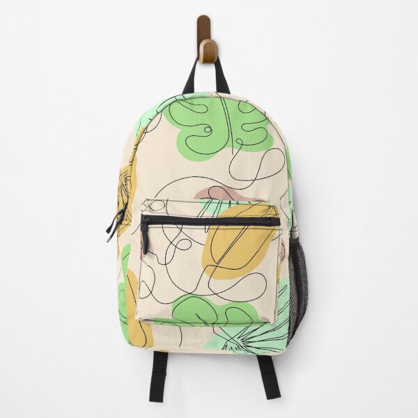 Item preview, Beige floral pattern abstract art designed and sold by ScandinavianSt.