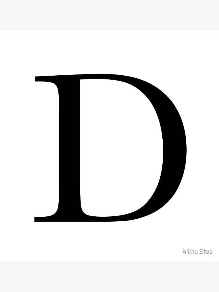 The Letter 'D'