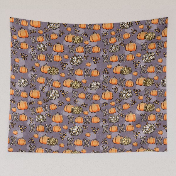 Item preview, ANIMAL PRINT PUMPKIN XOXO PATTERN  designed and sold by FRKI-DIDI.