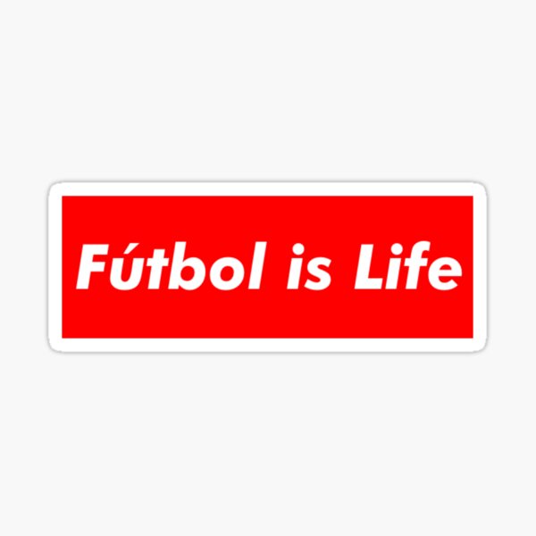 Football Is Life Die Cut Sticker