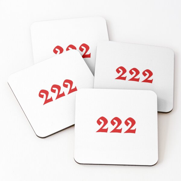 Item preview, 222 angel number red designed and sold by carleemarkle.