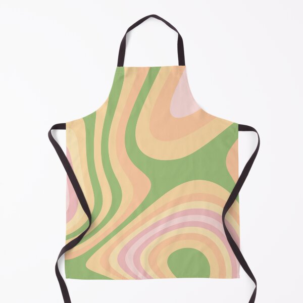 Item preview, Green, Pink and Peach Abstract Liquid Grooves designed and sold by patternsoup.
