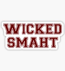 Wicked Smart (Smaht) College Boston Sticker